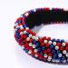 USA Patriotic Beaded Headband for Women - 4th of July American Flag Headpiece - Buy Online on GoSupps.com