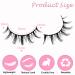 Buy Manga Lashes - 5 Pairs Natural Look Faux Mink Anime Fake Eyelashes | 15mm Short Spiky Wispy Cosplay Lashes - Buy Online on GoSupps.com