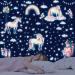 Glow in The Dark Unicorn Stars Wall Stickers for Girls Bedroom - Luminous Ceiling Decals for Kids Playroom and Nursery - Buy Online on GoSupps.com