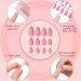 Bright Almond Tip Fake Nails Set - 672 Pcs Solid Colors Stick On Nails for Women & Girls - Buy Online on GoSupps.com