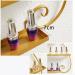  ZYFA Wall-mounted nail polish holder shelf organizer for wall display nail polish rack wall organizer essential oil holder 4-tier metal floating nail polish racks (Color: White  - Buy Online on GoSupps.com