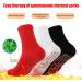 Warm Tourmaline Heated Magnetic Winter Socks - 3 Comfortable Self-Heating Pairs - One Size Red (WU822) - Ideal for Cold Weather & International Shipping - Buy Online on GoSupps.com