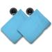 Buy One-Home Set of 2 Turquoise Terry Cotton Wash Gloves & Washcloths - 16x21 cm | International Shipping Available - Buy Online on GoSupps.com