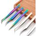 Verdant Touch Curved Tip Tweezers Curved Tip Eyelashes Extension Tweezer Alloy False Eyelashes Applicator Tool - Buy Online on GoSupps.com