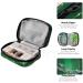 Travel Pill Organizer - Dragonfly Pill Box Case for Vitamins & Medications | Beauty Design & Zipper Closure - Buy Online on GoSupps.com