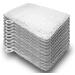 Buy One-Home Set of 10 White Terry Cotton Wash Gloves & Washcloths - 16x21 cm - International Shipping Available - Buy Online on GoSupps.com