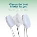 RADIUS Toothbrush Replacement Brush Heads 2-Count - Improve Gum Health, Reduce Gum Issues - Soft Bristles - Pack of 3 - Buy Online on GoSupps.com