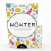 Wowter by AMZ Better powder for flavored water 12 bags soluble powder with apple taste beverage powder without sugar without calories GMO-free gluten-free made in Italy 48 g apple 48 g (1 Pack)