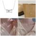 Oralgos Hip Hop Bow Loop Collarbone Chain Necklace - Adjustable Copper Bowknot Shape Jewelry for Daily Wear - Buy Online on GoSupps.com