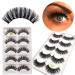 Buy Blue Vesse 5 Pairs Luxurious 3D False Eyelashes - Natural Long Eye Lashes for Stunning Makeup | International Shipping Available - Buy Online on GoSupps.com
