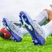 PTYIBO Kid's Football Cleats Blue 8.5 - Comfortable Soccer Boots for Running and Football - Buy Online on GoSupps.com