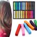 24pcs Temporary Hair Chalk Set - Pastel Hair Dye for Halloween & Birthday Salon Makeup - Non-Toxic & Washable - Buy Online on GoSupps.com