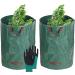 Yard Bags for Leaves Bags for Gardening in Courtyard Lawn Lawn Garden Bags Garden Bags for Debris Large Capacity with Up and Down Handles for Easy Dumping A/v 300l - Buy Online on GoSupps.com