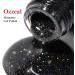 Ozzeal Glitter Gel Polish Black Iridescent Glitter Gel Nail Polish Sparkle Shimmer Gel Glitter Nail Polish Summer Rainbow Soak off LED UV Gel Nail Polish for Art DIY Manicure 15ML - Buy Online on GoSupps.com