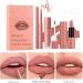 Liquid lipstick set matte lipstick liner lip gloss kit complete lip makeup set 3x easy-to-apply long-lasting lip products - Buy Online on GoSupps.com