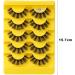 YOXIER Easy to Apply False Eyelashes Natural Look 5 Pairs/set 3d Wispy Curly Fluffy Adhesive Faux Mink Hair Reusable Women Fake Lashes Party Makeup Yellow - Buy Online on GoSupps.com