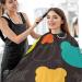 Shop Waterproof Barber Cape - Colorful Bear & Cheetah Haircut Bib for Men & Unisex | International Shipping - Buy Online on GoSupps.com