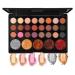 Kioiner 29 Colors Eyeshadow Palette Waterproof High Pigmented Long Lasting Eye Make up Kit Matte Shimmer Glitter Colorful Eyeshadows Make Up Box For Stage Catwalk Show