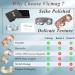 Vicmag 4X Strength Magnetic Copper Rings for Women | 3500 Gauss Magnets | Adjustable, Pure Copper | Jewelry Gift Box | 2PCS (Silver & Silver Gold Plum) - Buy Online on GoSupps.com