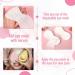 Lounsweer 600-Piece Disposable Eye Mask Paper for Skincare Spa - Non Woven Eye Care Cotton Pads - Black/White/Pink - Buy Online on GoSupps.com