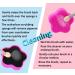 Buy Makeup Brushes Cleaner Set | Color Removal Sponge & Silicone Cleaner | Easy Brush Shampoo - Pink - Buy Online on GoSupps.com