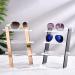 Caihua Transparent Sunglasses Rack - 3/4 Pairs Glasses Holder & Display Stand Organizer for Stylish Sunglasses Storage - Buy Online on GoSupps.com