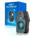 Superior Rodent Repeller, Electronic Ultrasonic Squirrel Mouse Repellent Plug in, Rat Repeller, Repel Rodents, Mice, Rats, Squirrels(White-Blue) Black