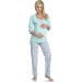 Be Mammy Nursing Pyjama Set - Mint - Size S | Comfortable Maternity Pajamas - Buy Online on GoSupps.com