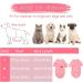 Dog Fleece Jumper Sweater for Medium Large Dogs - Pink Winter Jumpsuit Coat - Buy Online on GoSupps.com