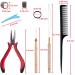 Duufin Dark Blonde Microring Extensions Set - 500 Rings Tools & Clips for Easy Hair Extensions - Buy Online on GoSupps.com