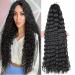 Silike Synthetic 32 Crochet Hair Deep Wave Braiding Extension 4 Pack - Long Ocean Wave Style - Soft Human Hair Feel - 1B Color - Buy Online on GoSupps.com