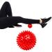 Buy SPRINGOS Hedgehog Ball Massage Ball with Knobs - 8.5 cm Hard Red for Relieving Muscle Tension | International Shipping Available - Buy Online on GoSupps.com