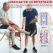 Ailaka Open Toe Compression Socks 15-20 mmHg for Women Men - Knee High Support for Varicose Veins, Edema, Pregnancy - S/M Pure Grey - Buy Online on GoSupps.com