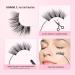 Glowingwin Half Lashes: Cat Eye False Eyelashes, Natural Look, 10 Pairs Corner Lashes, Handmade Reusable Mink Fluffy Lashes - Clear Band Half Lashes-09 - Buy Online on GoSupps.com