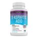 Simple-Organics D-Aspartic Acid Supplement, No Gluten, Binders or Fillers, Dietary Pills for Energy Support, 3000mg D-Aspartic Acid per Serving, 180 Non-GMO Vegan Capsules