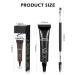 Waterproof Tinted Eyebrow Gel Kit - 2Pcs Bruntte Thickening Eyebrow Glue with Brush Long Lasting Makeup for Women - Fill in Brows & Cover Gray Hair - Buy Online on GoSupps.com
