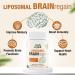 Liposomal Brain Supplements for Memory and Focus - Plasmalogen with Curcumin & Vitamin E for Better Absorption- Suitable for Seniors,Adult Men & Women Cognitive Health,High Potency 60 Servings - Buy Online on GoSupps.com