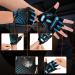 JTEG MTB Gloves - Shockproof Semi-Finger Summer Bicycle Gloves for Men & Women Perfect for Cycling & Sports - Blue - Buy Online on GoSupps.com
