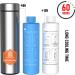 DISONCARE 60H 2 Insulin Pen Cooler Travel Case with Medical Tag - Diabetic Medication Cooling Case in Silver - Buy Online on GoSupps.com