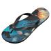 Mnsruu Halloween Cat Flip Flops & Slippers - XXL Sandals for Home Spa Travel | Unisex Design - Buy Online on GoSupps.com