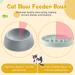 2 Pack Fishbone Cat Slow Feeder Bowl - Interactive Puzzle Dish for Slow Eating, Anti-Gulping Pet Bowl to Prevent Bloat & Indigestion - Buy Online on GoSupps.com