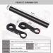 ZXIRANYUN Bicycle Handlebar Extender Rack - Aluminum Alloy Double Clamp Multi-Function Extension for Stopwatch & Lamp Bracket, Black - Buy Online on GoSupps.com