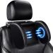 Aidodo headrest car seats headrest car children - neck pillow adjustable car headrest side headrests made of leather with telescopic rod and sliding bars clips black
