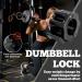 Wiyety 8-Piece Dumbbells Set | 30mm Quick Lock Barbell Collars for Weightlifting | Durable Black Dumbbell Closure & Clips - Buy Online on GoSupps.com
