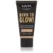 NYX PROFESSIONAL MAKEUP Born To Glow Naturally Radiant Foundation Medium Coverage - Porcelain Porcelain 30 ml (Pack of 1)