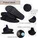 Unisex Open Toe Diabetic Shoes | Adjustable Arthritis Edema Slippers | Medical Cast Shoes for Plantar Fasciitis Bunions & Swollen Feet - Black 7.5 - Buy Online on GoSupps.com