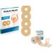 New Pale Skin Silicone Sheets Plus Silikan Upsize EX Long Tape Roll/Comfort Relief Scar Discomfort Protection Disc/Tape Combo Long Strips/Breast Surgery Scar Repair Must Have Bundle for Post Surgery