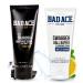 BAD ACE Men's Care Bundle: SwaggerBall Buffer Intimate Wash for Men (2.7 oz) and Charcoal Facial Wash for Men (4 oz)