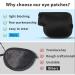 2pcs 3D Pirate Eye Patches for Adults & Kids - Adjustable Medical Eye Patch for Lazy Eye (Black Left Eye - Buy Online on GoSupps.com