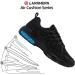 LARNMERN Men's Non Slip Work Shoes - Air Cushion Sneakers for Restaurant, Chef, Kitchen | Wide Width, Size 10, Black - Buy Online on GoSupps.com
